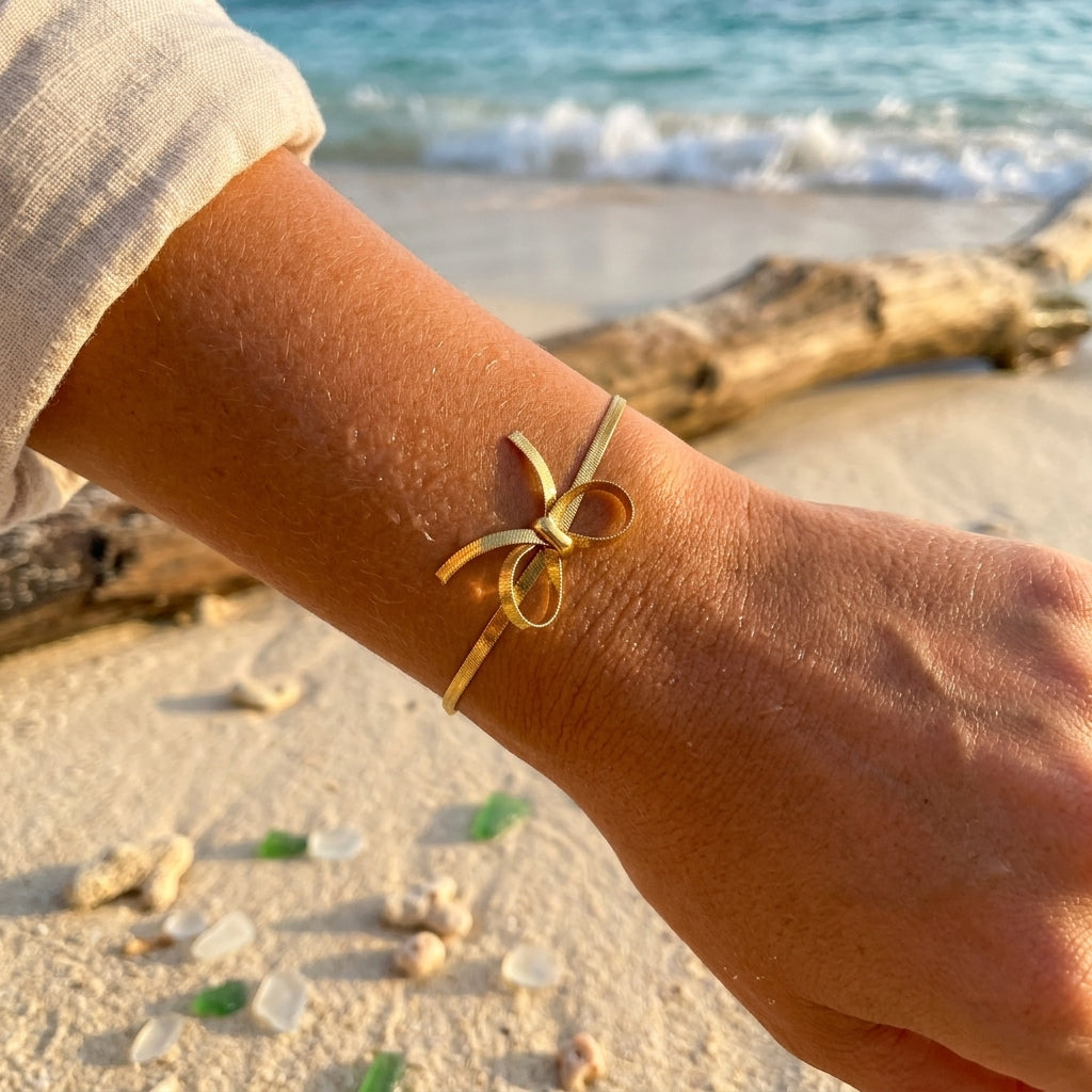 Gold Bow Bracelet