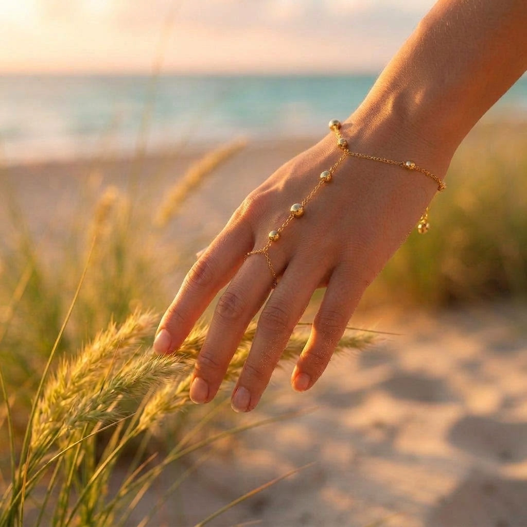 Bead Hand Chain