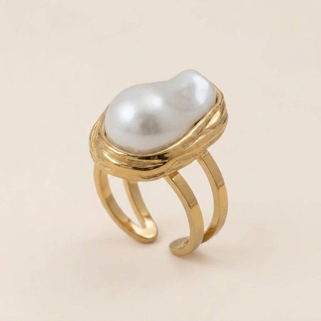 Large Pearl Ring