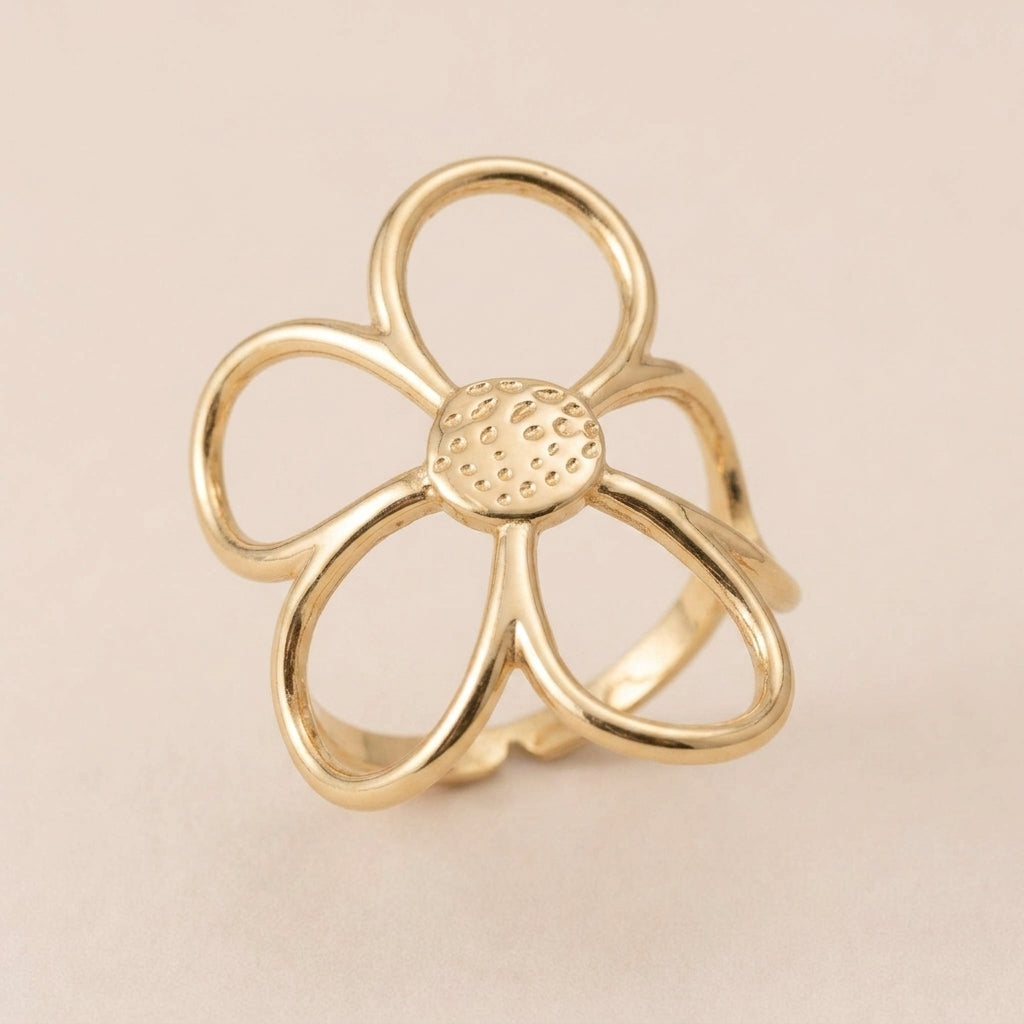 Open Flower Ring
