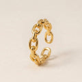 Gold Link Ring