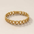 Heart Charm Bangle Bracelet