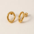 Oval Statement Earrings