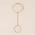 Elegant Gold Hand Chain Bracelet