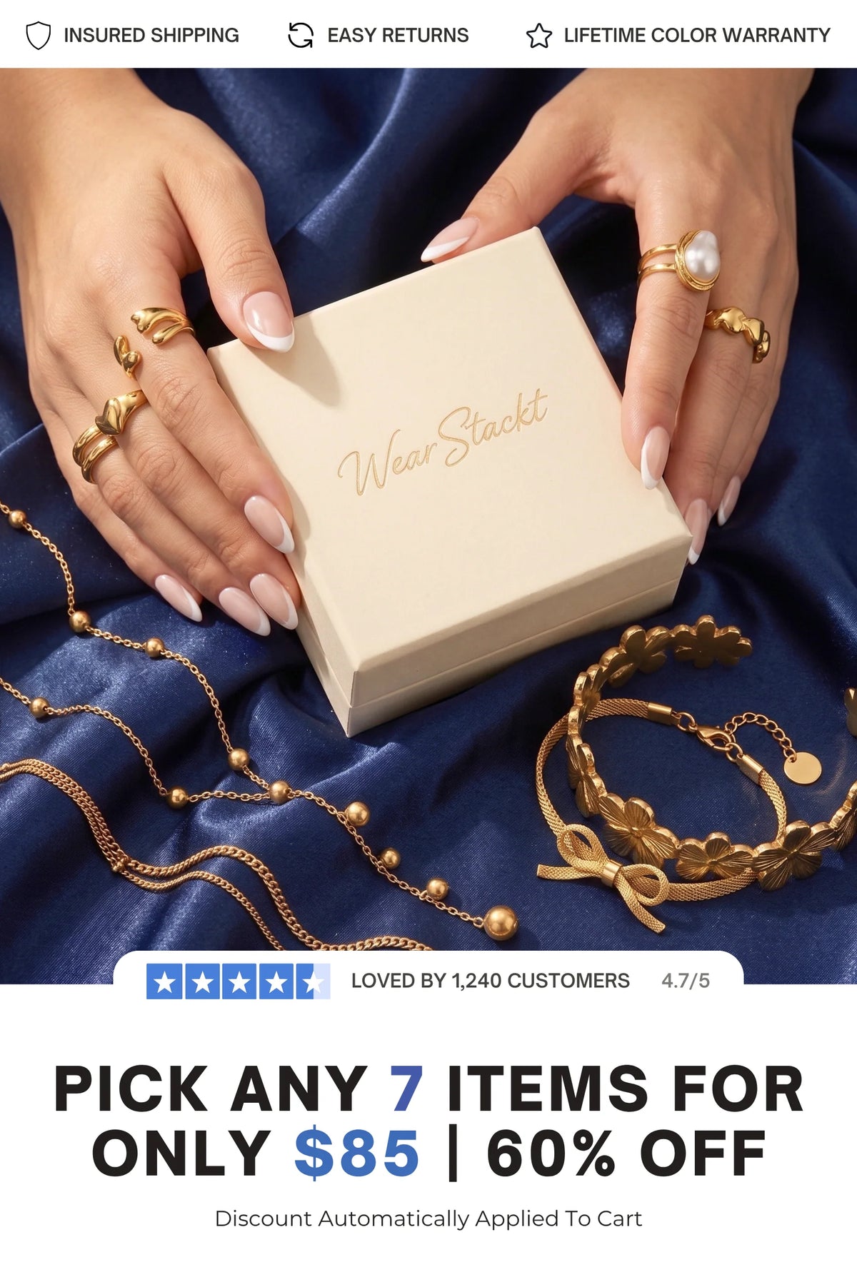 7 for $85 jewelry bundle