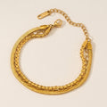 Three-Layer Link Bracelet