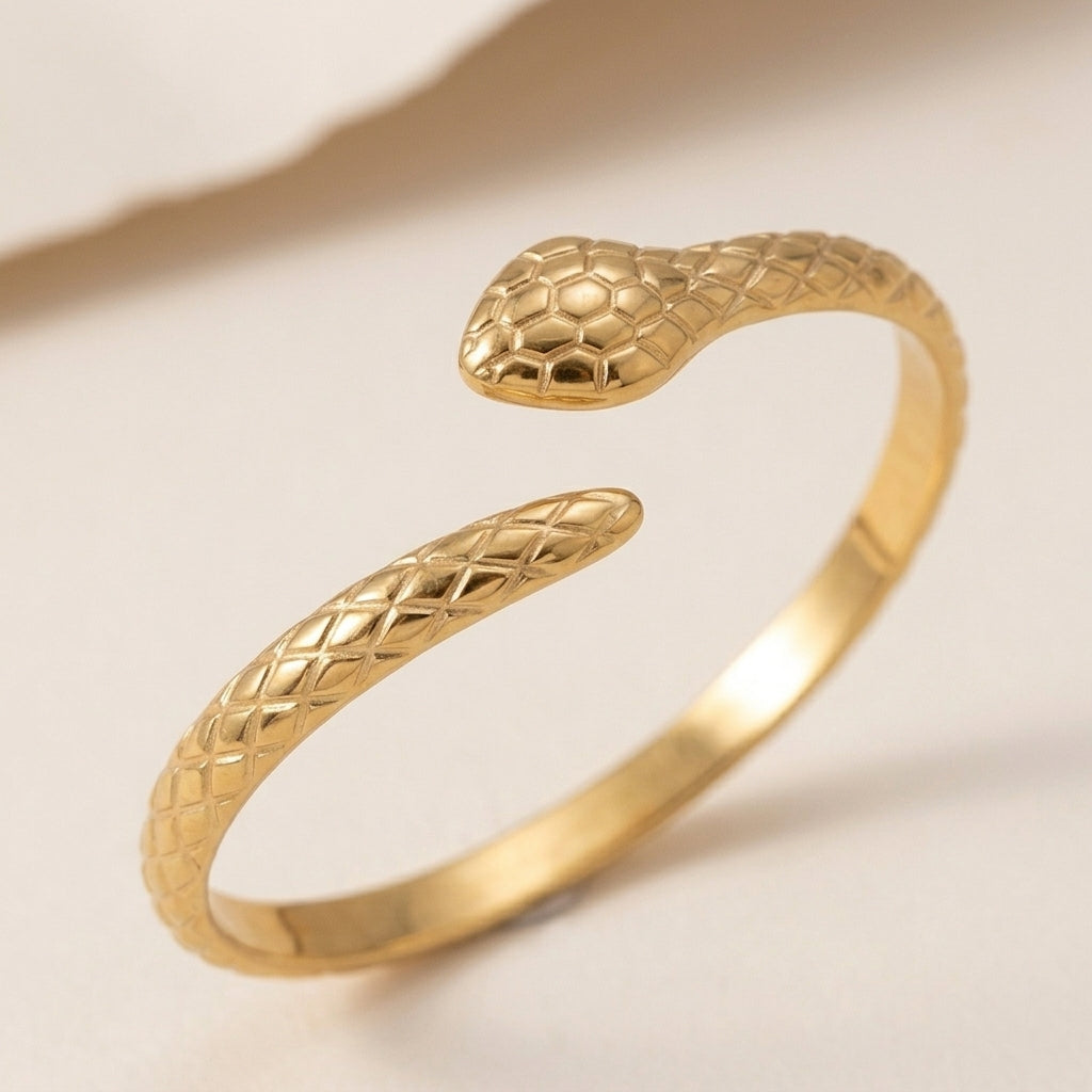 Snake Scale Bangle Bracelet