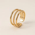 Three-Layer Twisted Ring