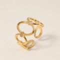 Oval Link Ring
