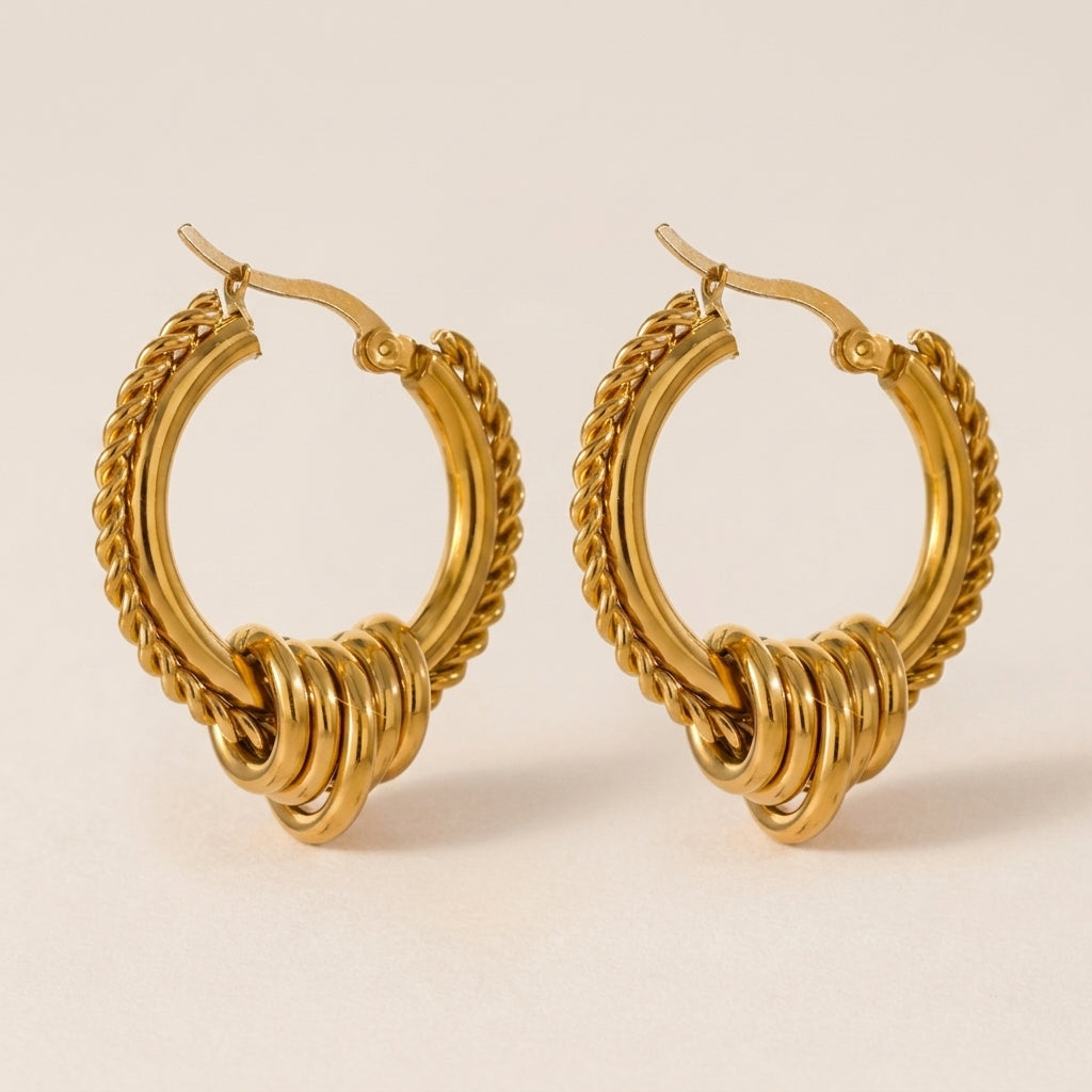 Bali Hoop Earrings