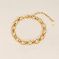 Oval Link Beaded Bracelet