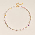 Shell & Rainbow Bead Necklace