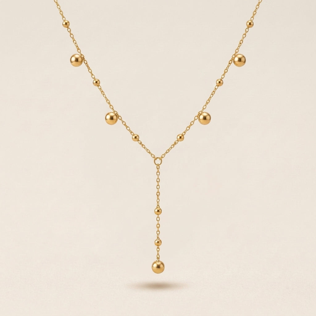 V Bead Necklace