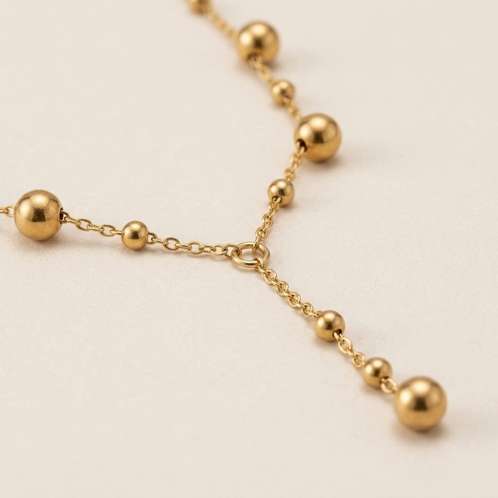 V Bead Necklace
