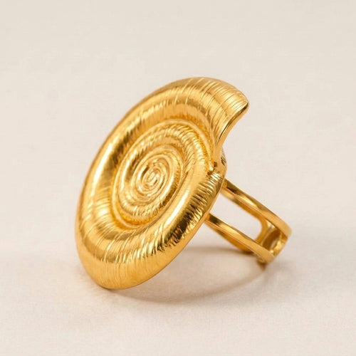 Conch Shell Gold Ring