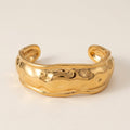 Chunky Wave Bangle Bracelet
