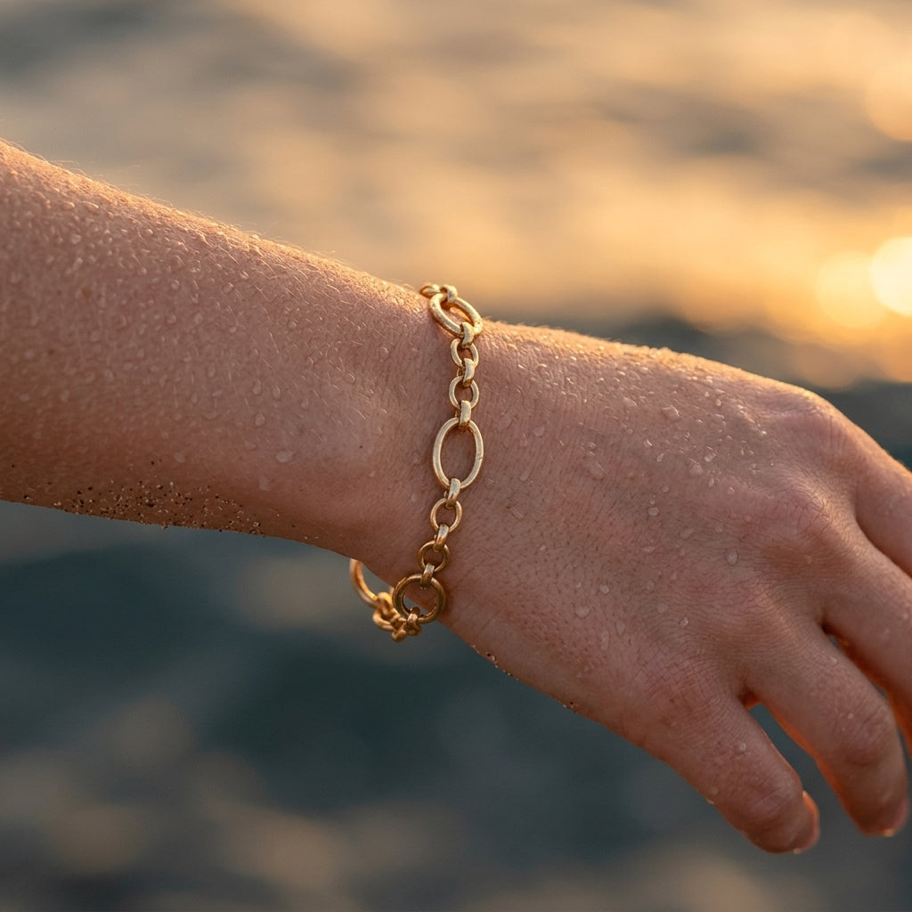 Chunky Oval Link Necklace