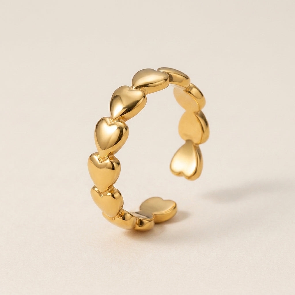 Sculpted Heart Ring
