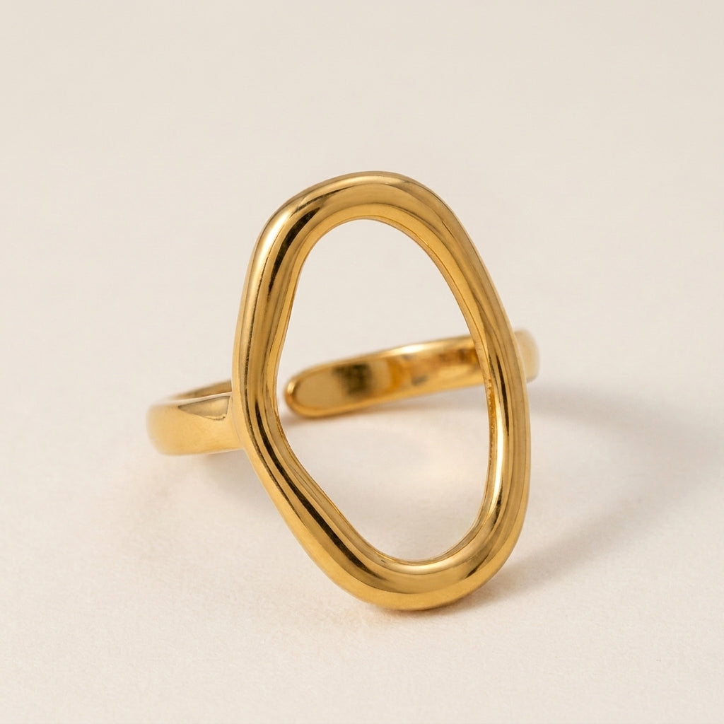 Oval Sculpted Ring