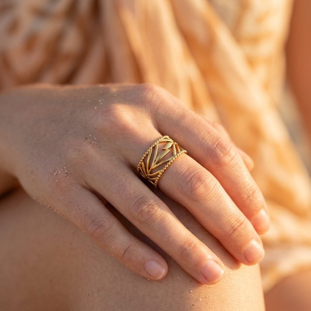 Leaf Wrap Ring