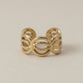 Adjustable Tree Of Life Smiley Ring