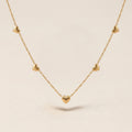 Minimalist Multi‑Heart Necklace