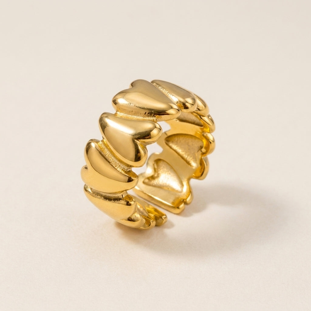 Connected Hearts Ring