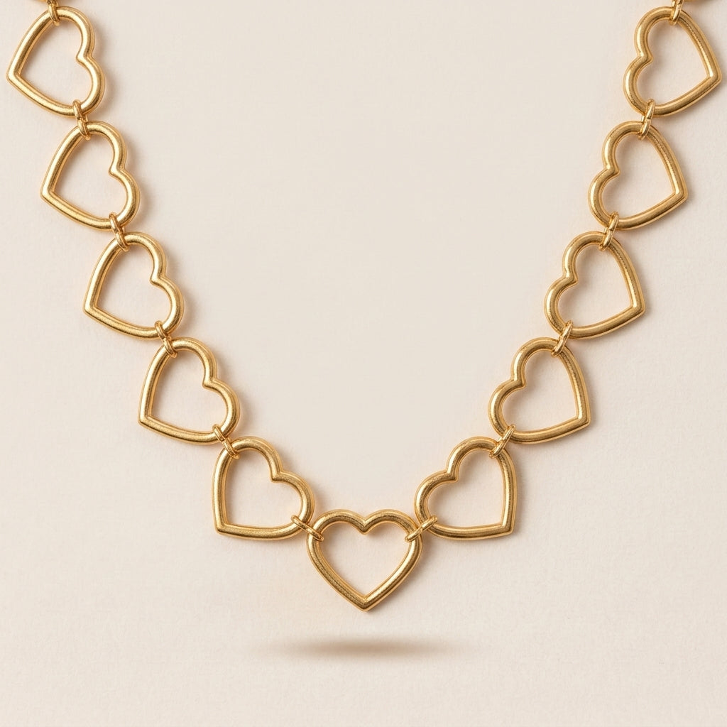 Open Heart Necklace