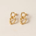 Intertwined Loop Earrings