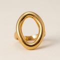 Large Oval Gold Ring