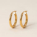 Oval Hoop Earrings
